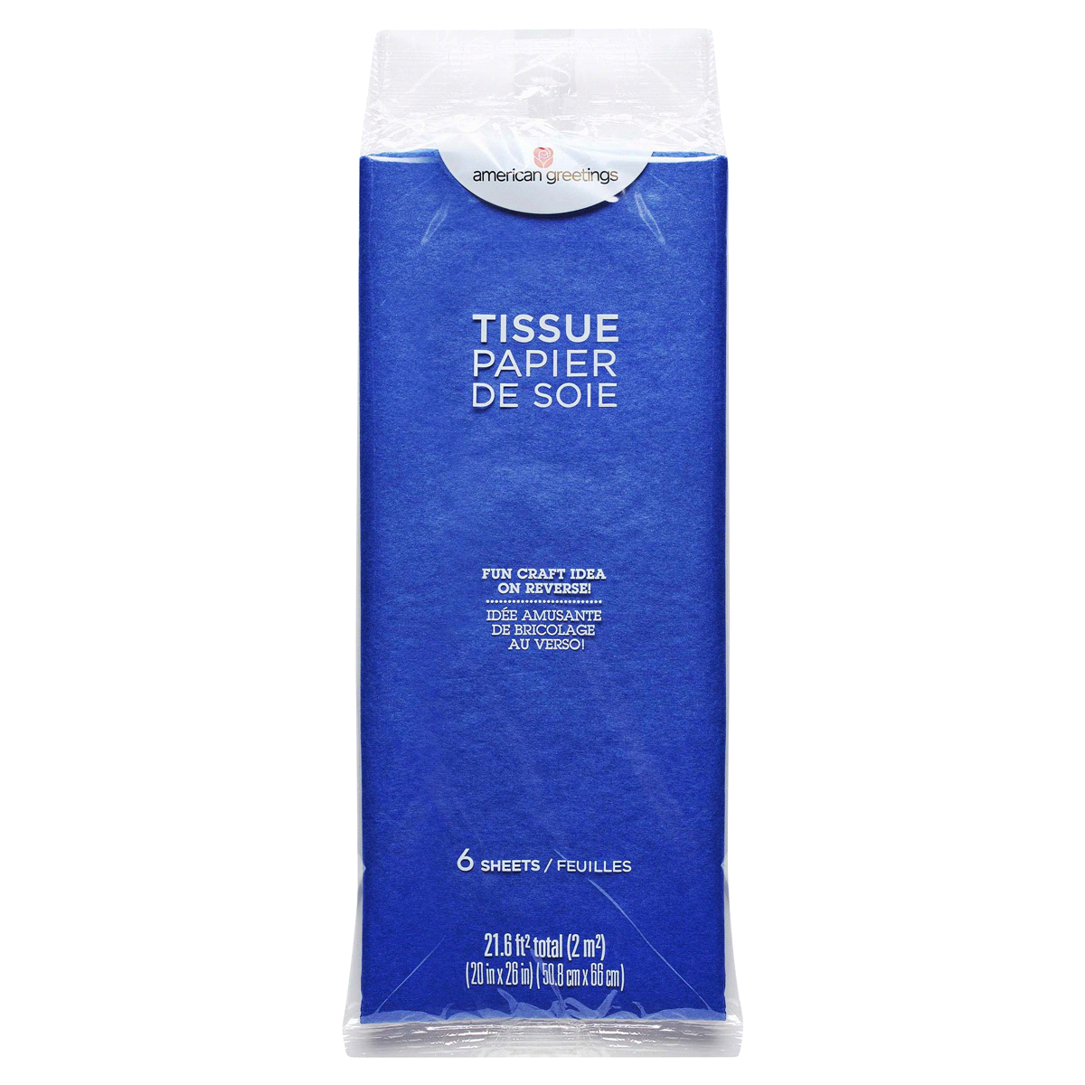 slide 15 of 17, American Greetings Tissue Paper, Blue, 6 ct