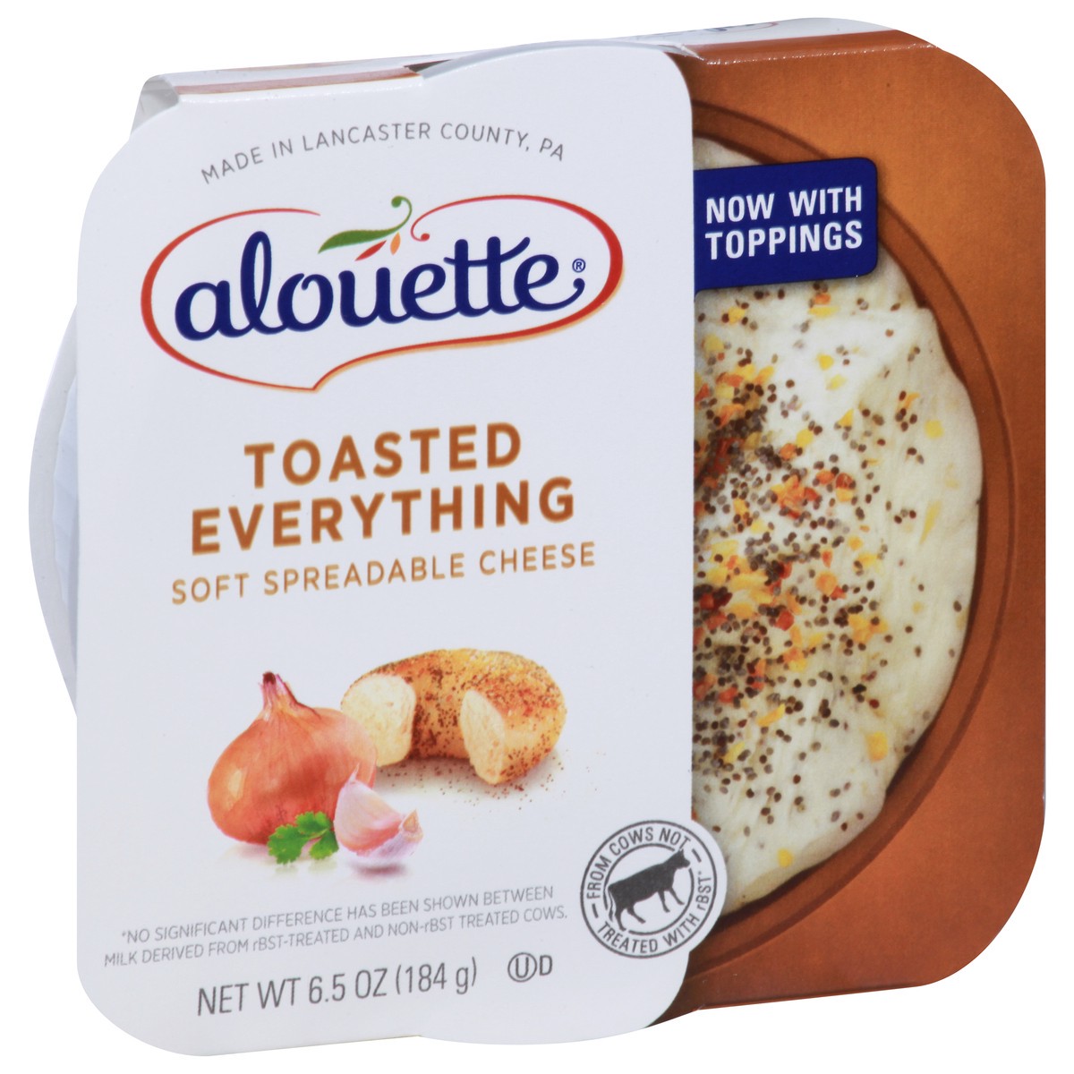 slide 6 of 9, Alouette Toasted Everything Soft Spreadable Cheese, 6.5 oz