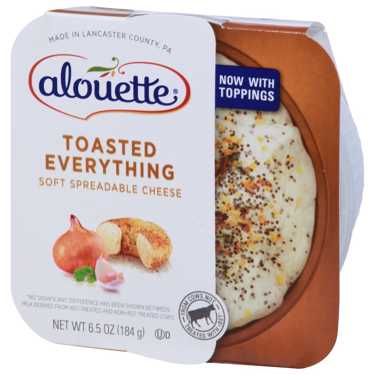 slide 8 of 9, Alouette Toasted Everything Soft Spreadable Cheese, 6.5 oz