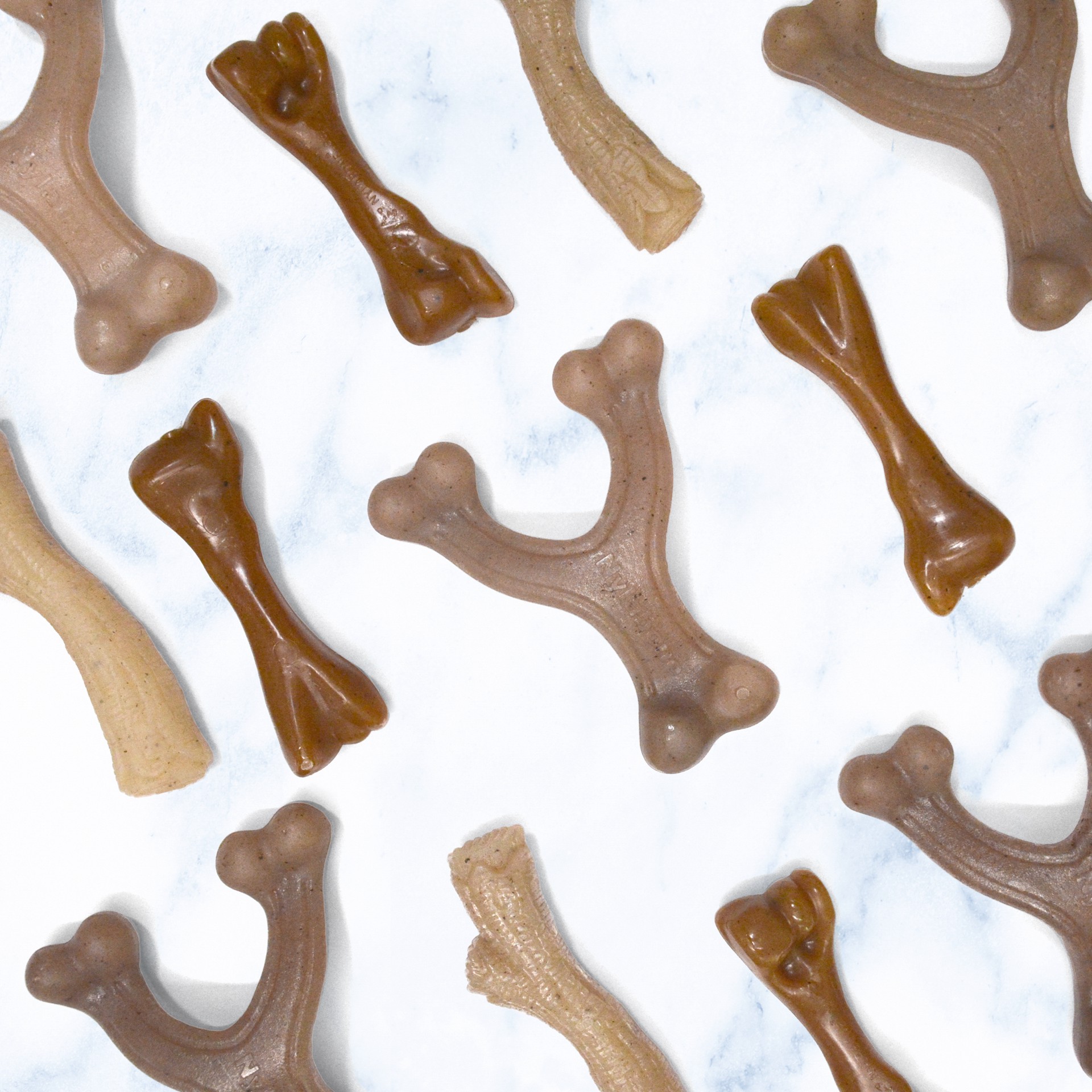 slide 10 of 10, Nylabone Gourmet Style Strong Stick Puppy Chew Toy Chicken Medium/Wolf - Up to 35 lbs.(1 Count), 1 ct