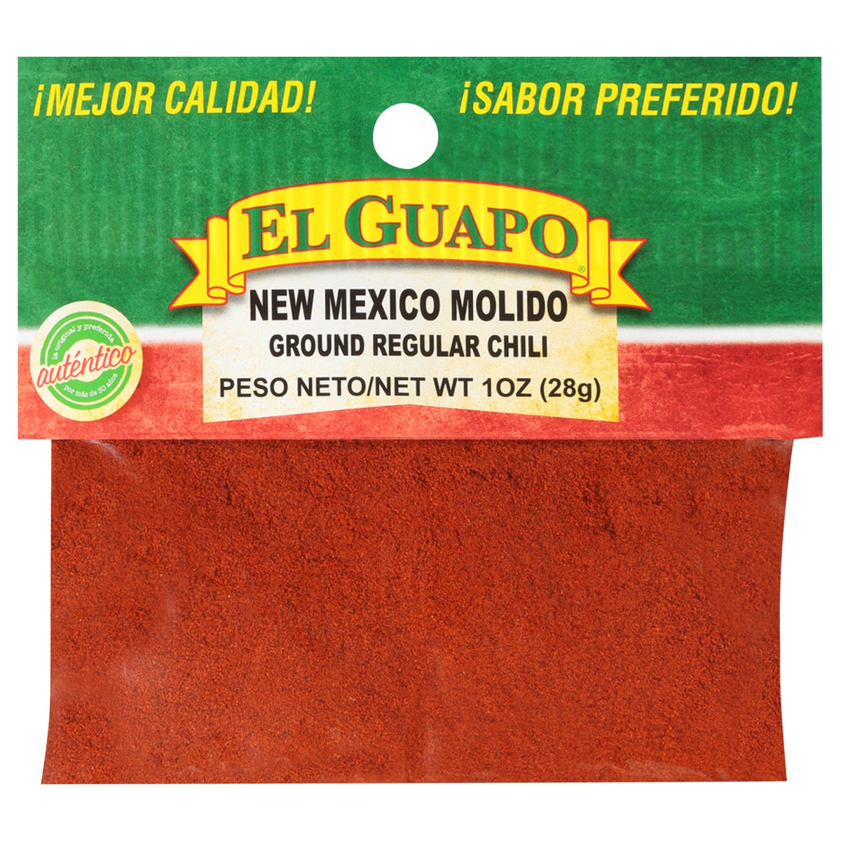 slide 1 of 5, El Guapo Ground New Mexico Chili Powder (Chile Nuevo Mexico Molido)\, 1 oz, 1 oz