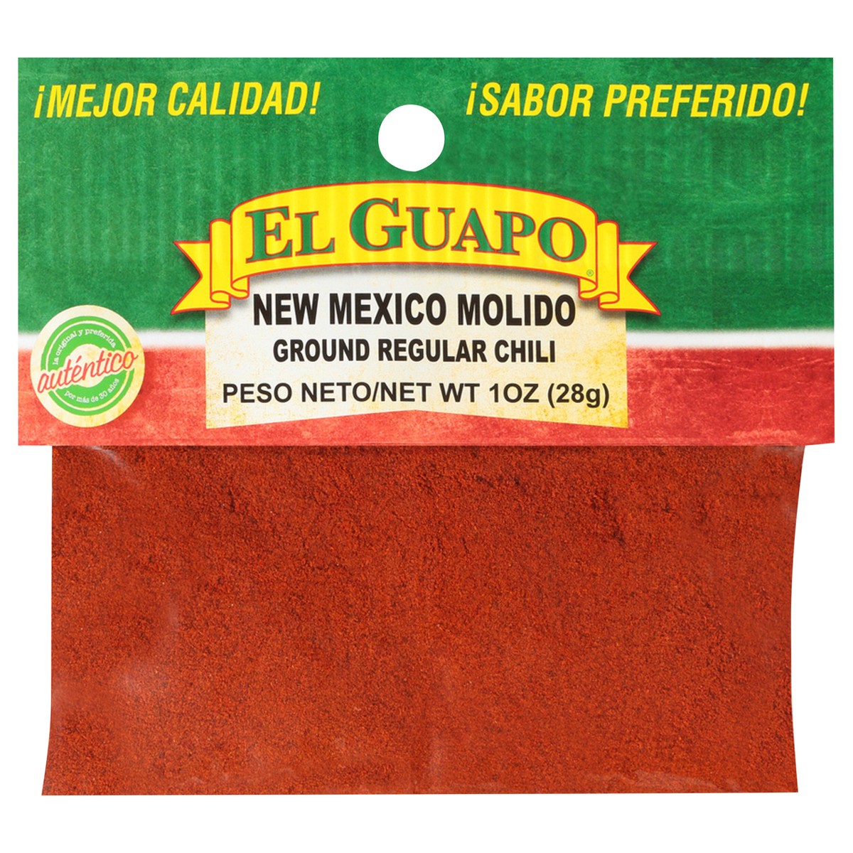 slide 1 of 5, El Guapo Ground New Mexico Chili Powder (Chile Nuevo Mexico Molido), 1 oz, 1 oz