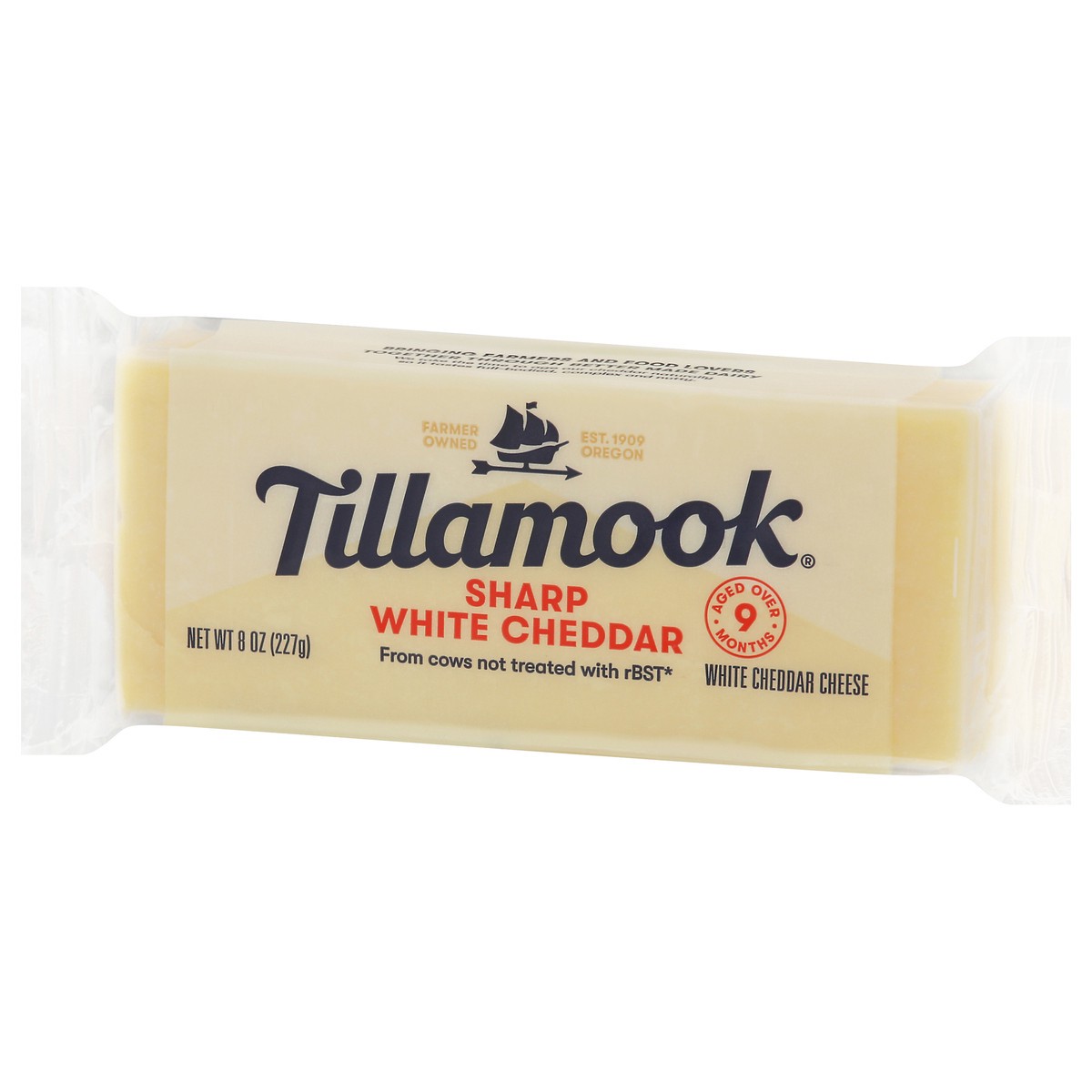 slide 4 of 11, Tillamook Sharp White Cheddar Cheese 8 oz, 8 oz