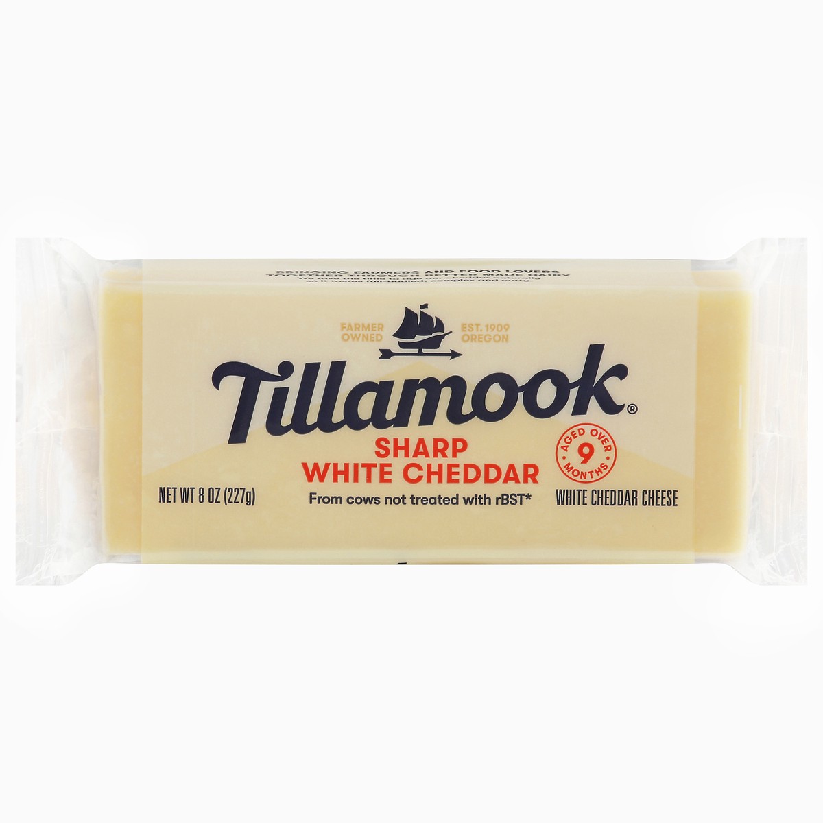 slide 8 of 11, Tillamook Sharp White Cheddar Cheese 8 oz, 8 oz