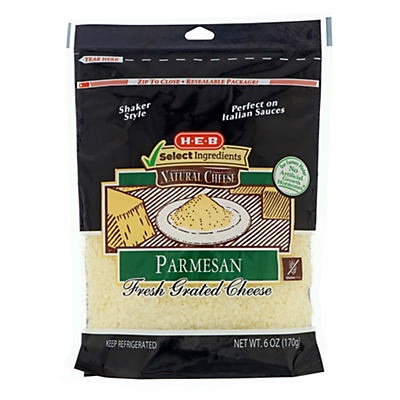 H-E-B Grated Parmesan Cheese - Shop Cheese at H-E-B