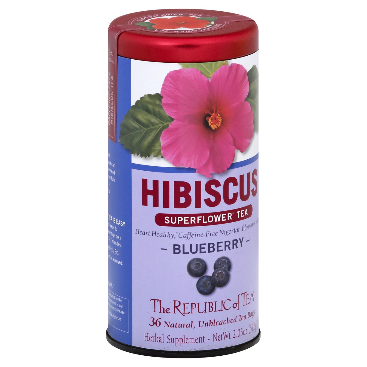 slide 9 of 9, The Republic of Tea Blueberry Hibicus Tea - 36 ct, 36 ct