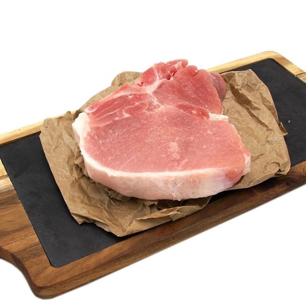 slide 1 of 1, Fresh Pork Loin Thick Cut Loin Chops, per lb