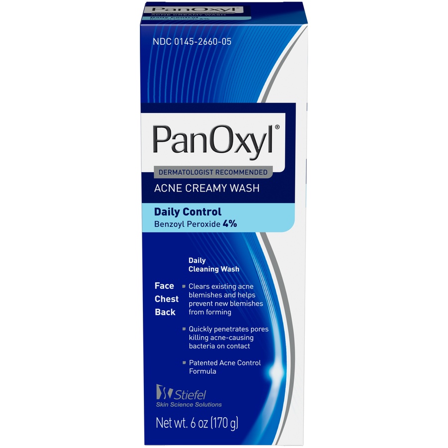 slide 1 of 6, PanOxyl Acne Creamy Wash, Daily Control, 6 oz
