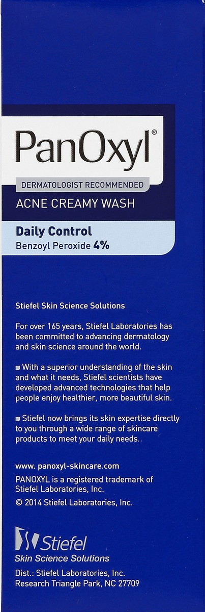 slide 3 of 6, PanOxyl Acne Creamy Wash, Daily Control, 6 oz