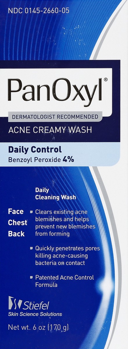 slide 5 of 6, PanOxyl Acne Creamy Wash, Daily Control, 6 oz