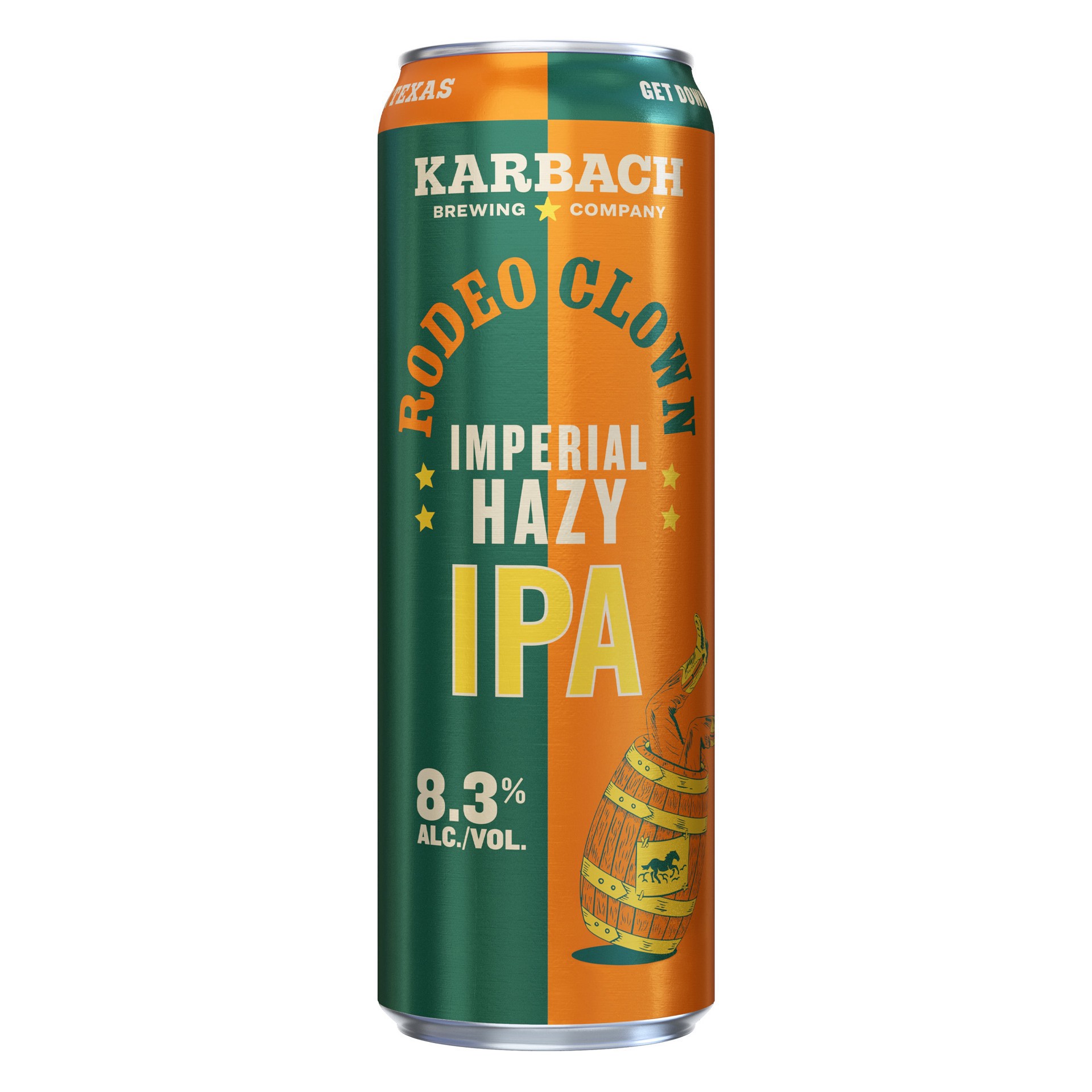 slide 1 of 1, Karbach Brewing Co. Rodeo Clown Imperial Hazy Can, 19.2 fl oz