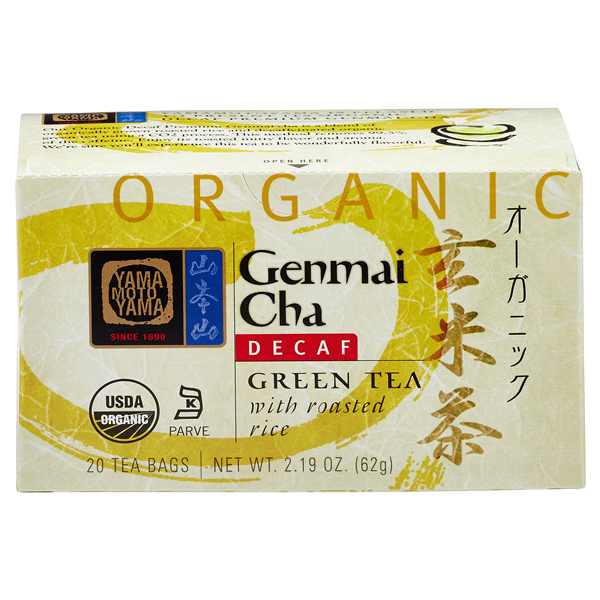 slide 1 of 1, Yamamotoyama Org Decaf Genmai Tea, 20 ct