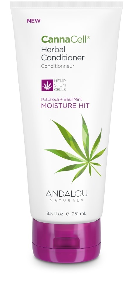 slide 1 of 1, Andalou Naturals Cannacell Moisture Hit Herbal Conditioner, 8.5 fl oz