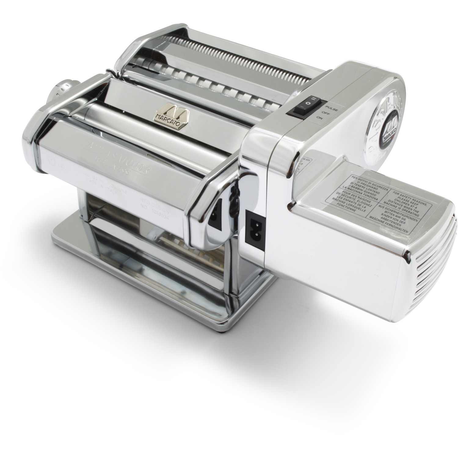 slide 1 of 1, Marcato Pasta Machine with Motor, Steel, 1 ct