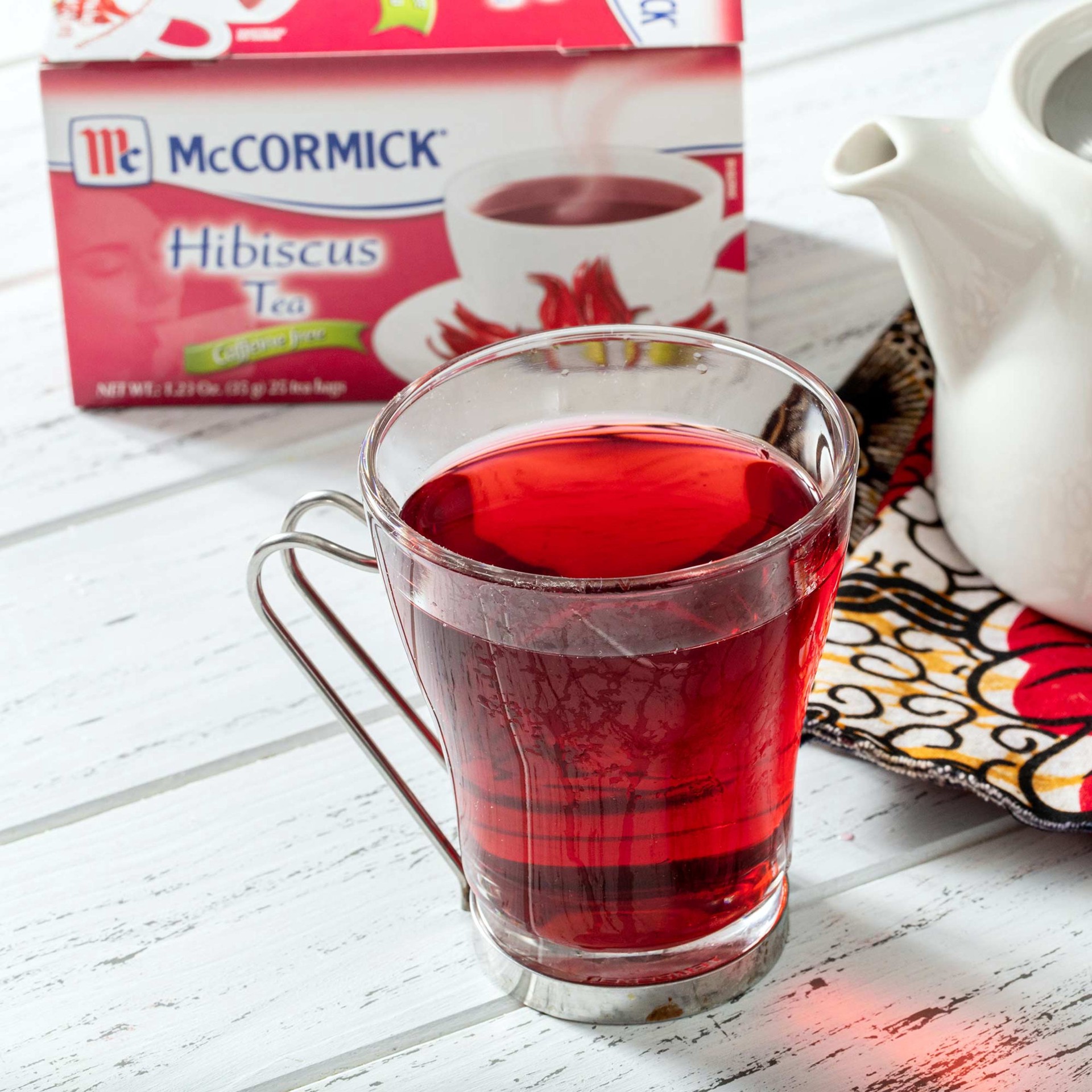 slide 5 of 5, McCormick Caffeine Free Hibiscus Tea - 1.23 oz, 1.23 oz