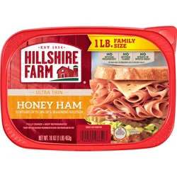 Hillshire Farm Ultra Thin Sliced Honey Ham Sandwich Meat, 16 oz