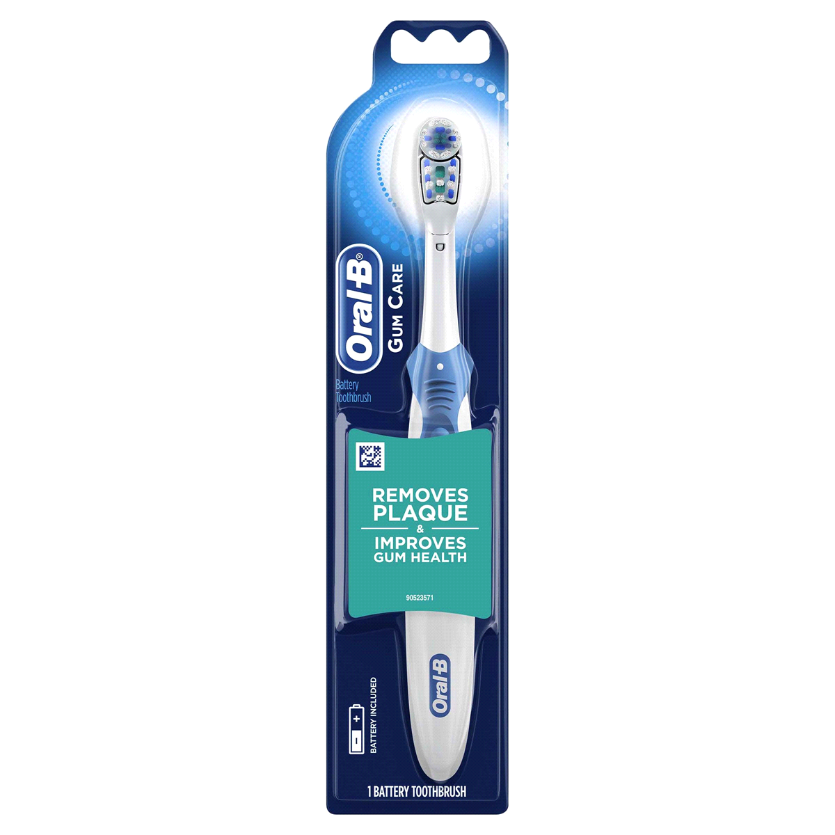 slide 1 of 2, Oral-B Battery Gum Care Toothbrush, 1 ct