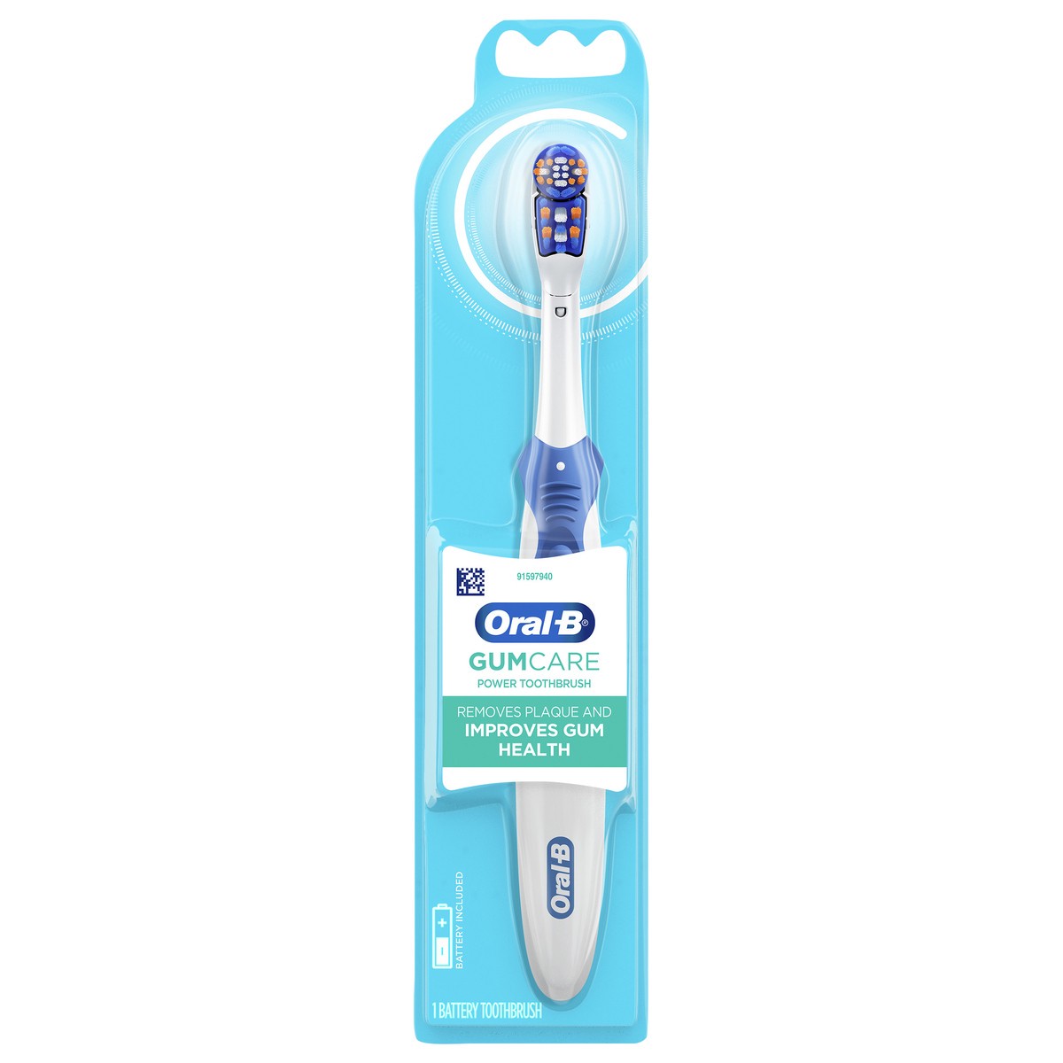 slide 1 of 3, Oral-B Battery Gum Care Toothbrush, 1 ct