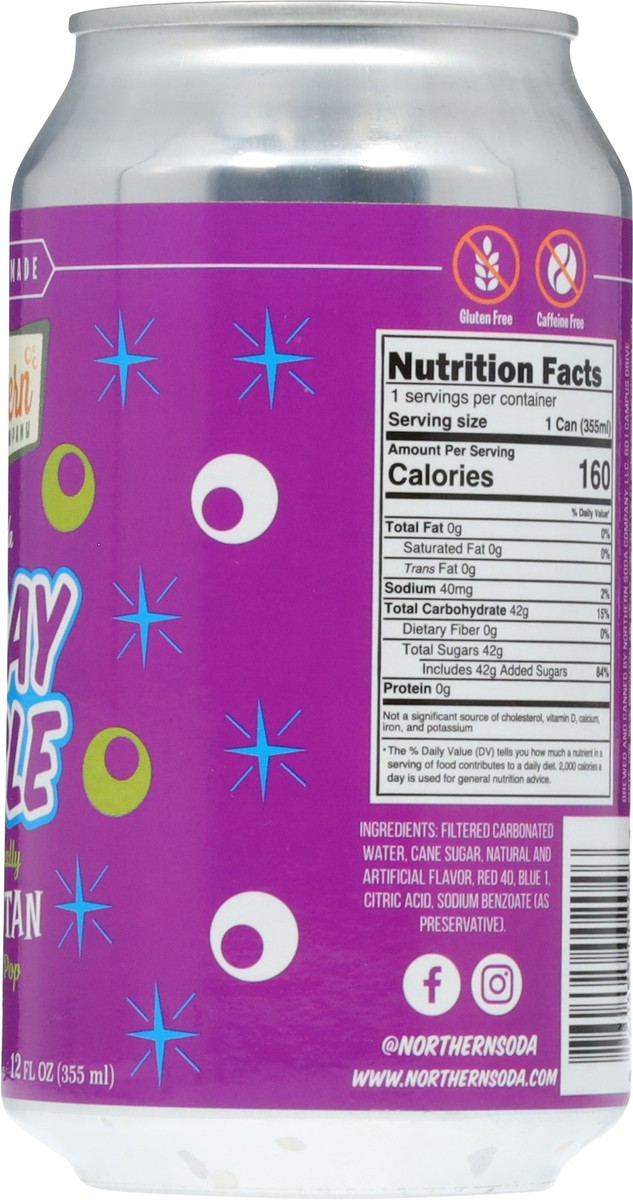 slide 2 of 13, Northern Soda Company Sunday Purple Craft Soda 12 fl oz, 