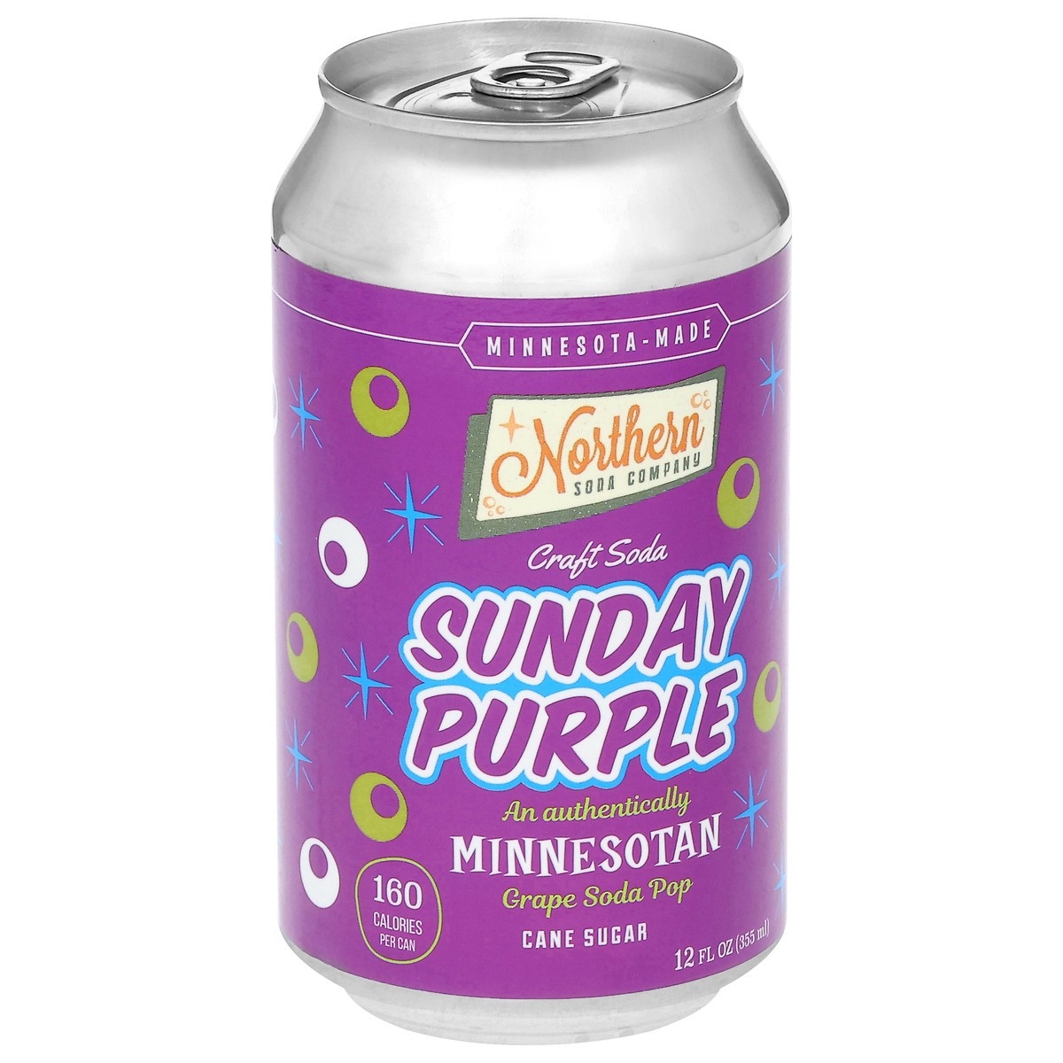 slide 10 of 13, Northern Soda Company Sunday Purple Craft Soda 12 fl oz, 