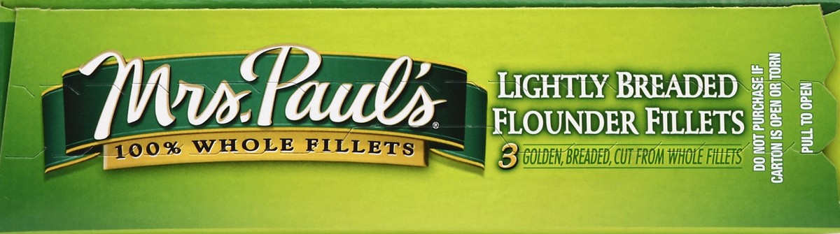 slide 5 of 5, Mrs. Paul's Lightly Breaded Fillets 3 ea, 3 ct