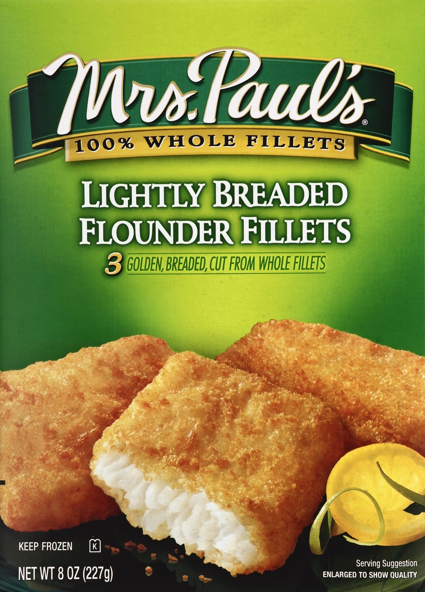 slide 3 of 5, Mrs. Paul's Lightly Breaded Fillets 3 ea, 3 ct