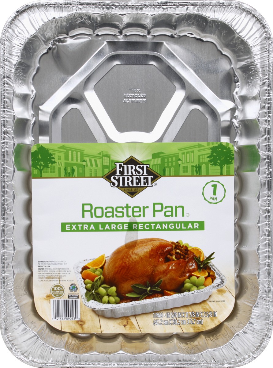 slide 2 of 6, First Street Extra Large Rectangular Roasting Pan, 1 ct