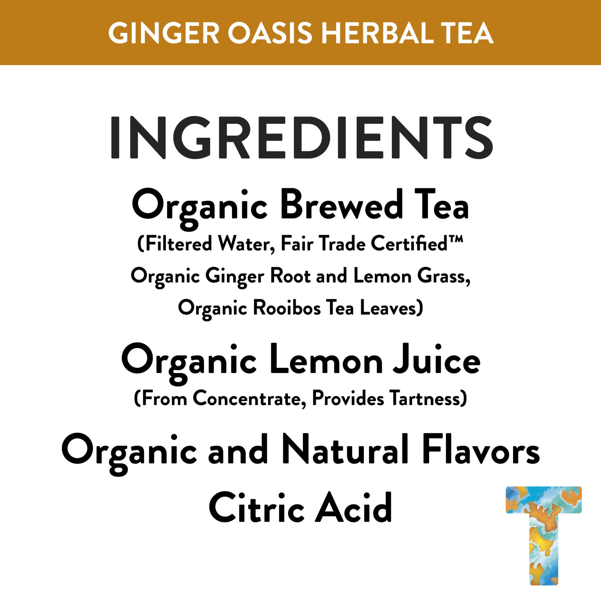 slide 13 of 14, Honest Tea Unsweetened Organic Ginger Oasis Herbal Tea - 16 fl oz, 16 fl oz