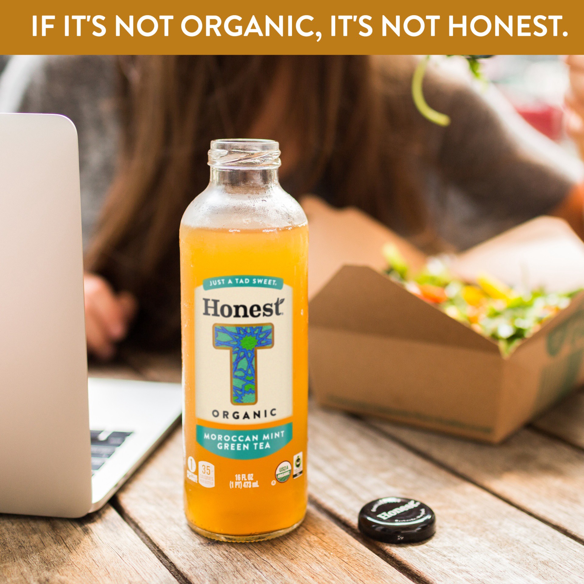 slide 8 of 14, Honest Tea Unsweetened Organic Ginger Oasis Herbal Tea - 16 fl oz, 16 fl oz