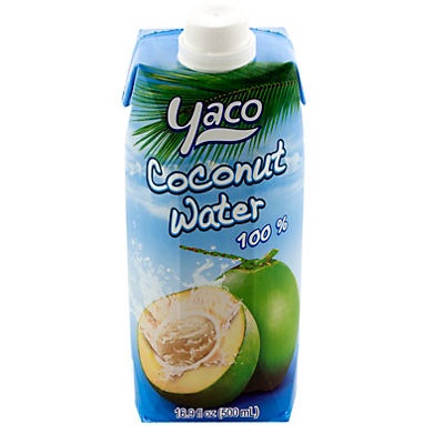 slide 1 of 1, Yaco 100% Coconut Water, 16.9 fl oz