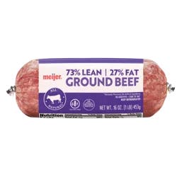 Meijer73/27 Ground Beef Roll