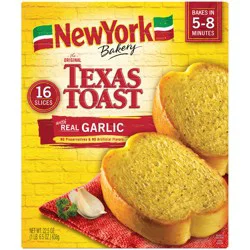 New York Bakery The Original Texas Toast with Real Garlic, 16 ct Box