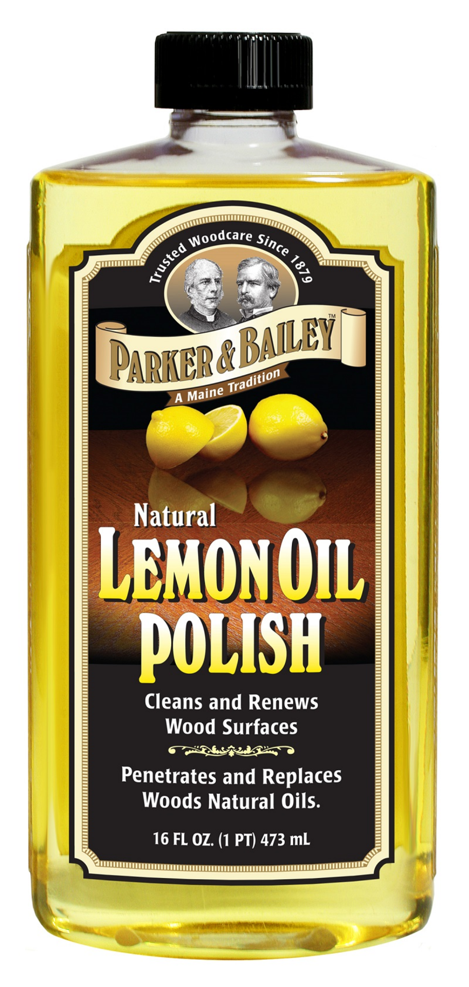 slide 1 of 1, Parker & Bailey Lemon Oil Polish, 16 oz