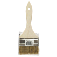 slide 4 of 5, Linzer White China Chip Brush, 3 in