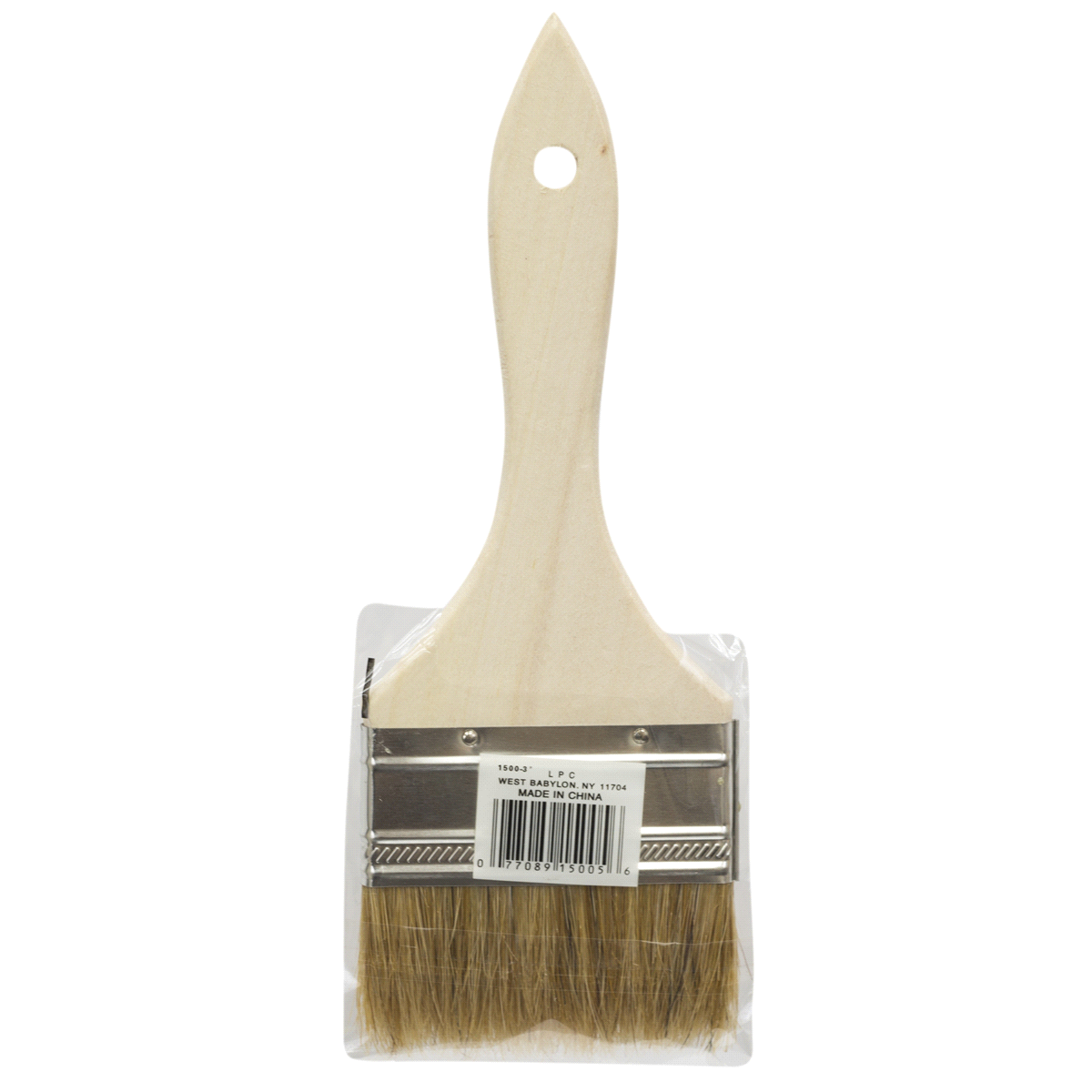 slide 2 of 5, Linzer White China Chip Brush, 3 in