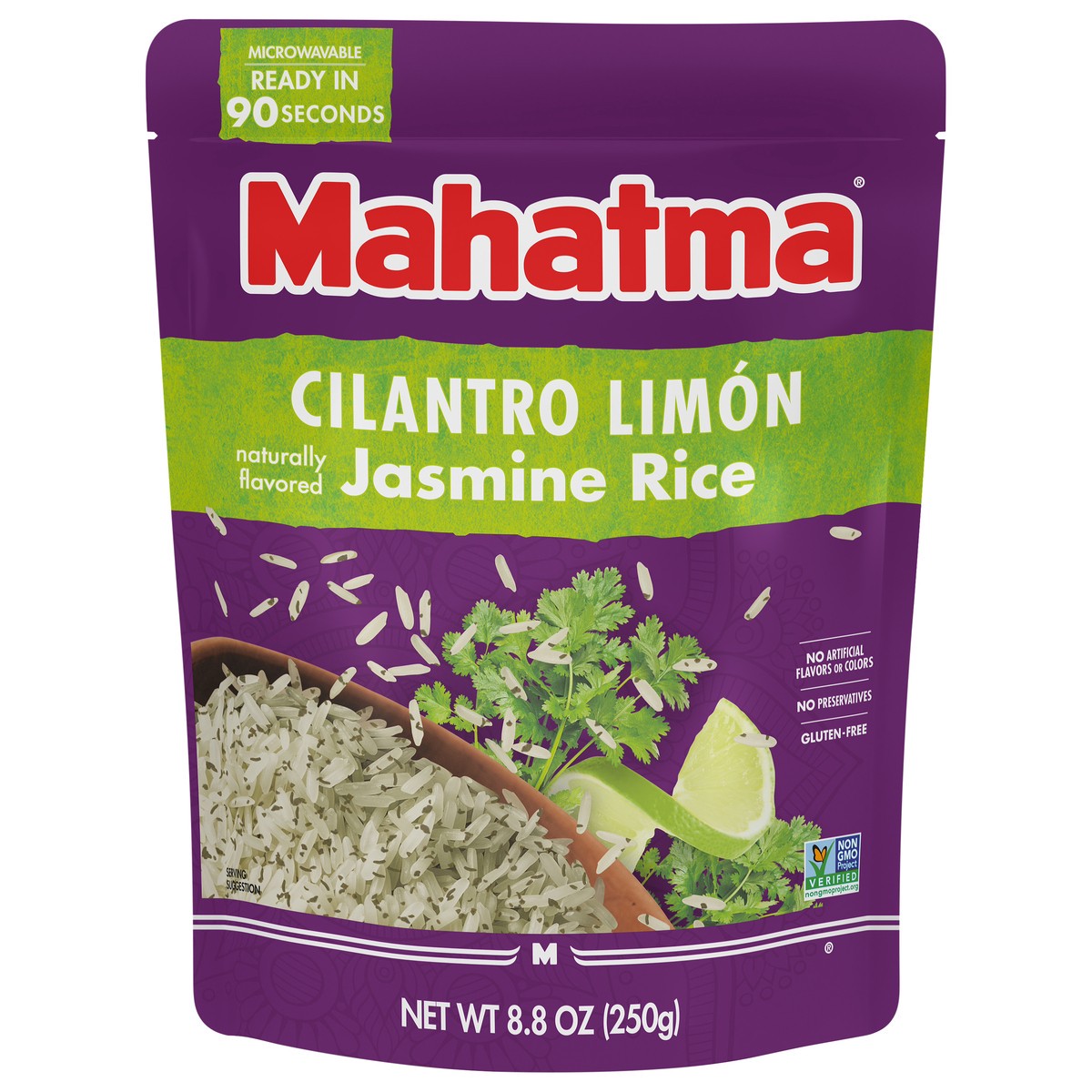 slide 7 of 7, Mahatma Jasmine Rice, Cilantro Limon, 8.8 oz