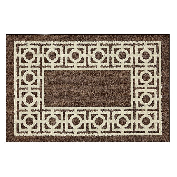 slide 1 of 1, Mohawk Home Signature Davidson Washable Accent Rug - Brown, 30 in x 46 in