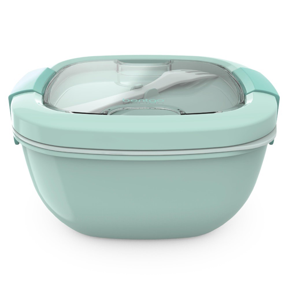 slide 1 of 4, Bentgo Salad On-The-Go Food Container - Coastal Aqua, 1 ct
