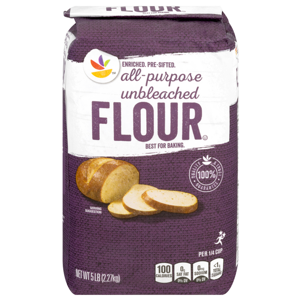 slide 1 of 1, GIANT All-Purpose Unbleached Flour, 5 lb