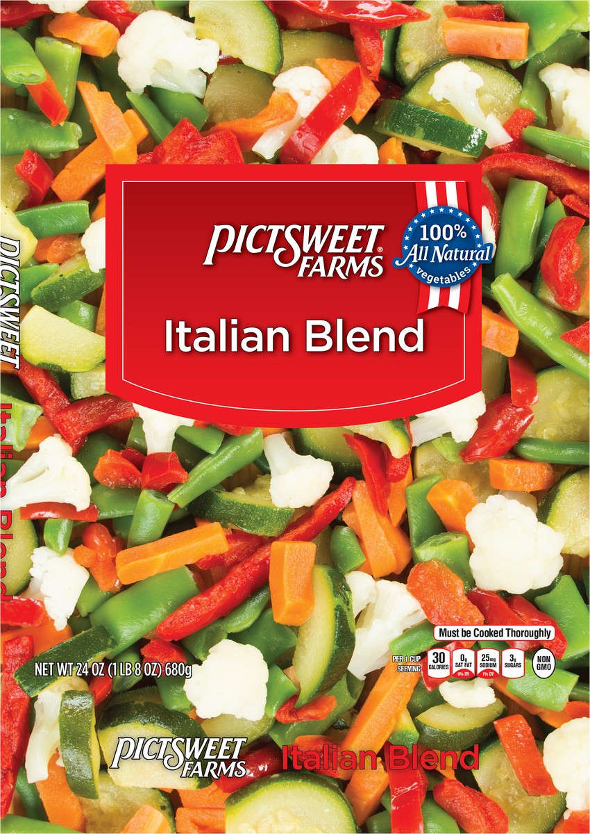 slide 2 of 3, PictSweet Italian Blend, 24 oz