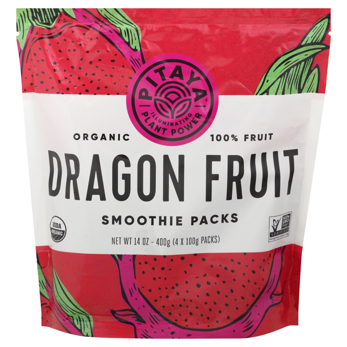 slide 1 of 11, Pitaya Foods Frozen Organic Dragon Fruit Smoothie Packs - 14oz, 