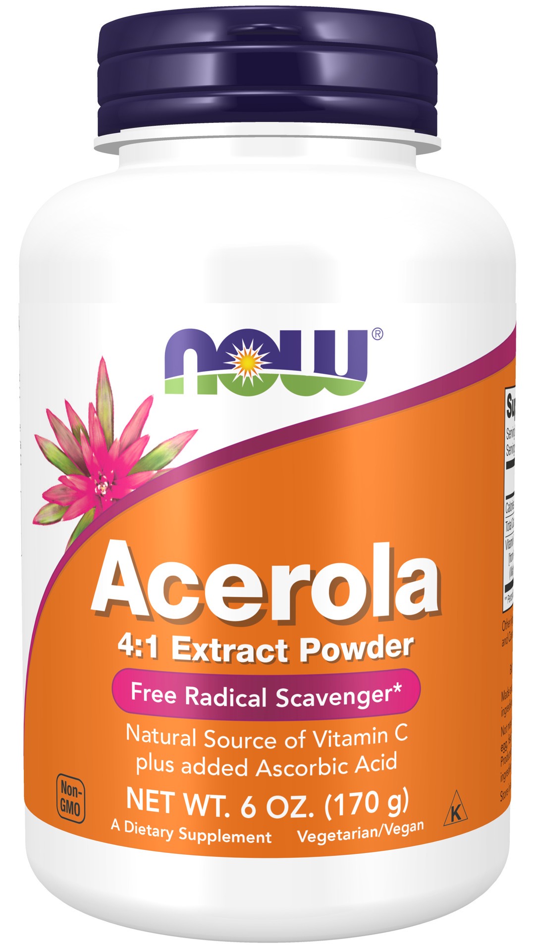 slide 1 of 4, NOW Acerola Powder - 6 oz., 6 oz