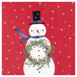 Hallmark Boxed Christmas Cards, Snowman (16 Cards and 17 Envelopes)