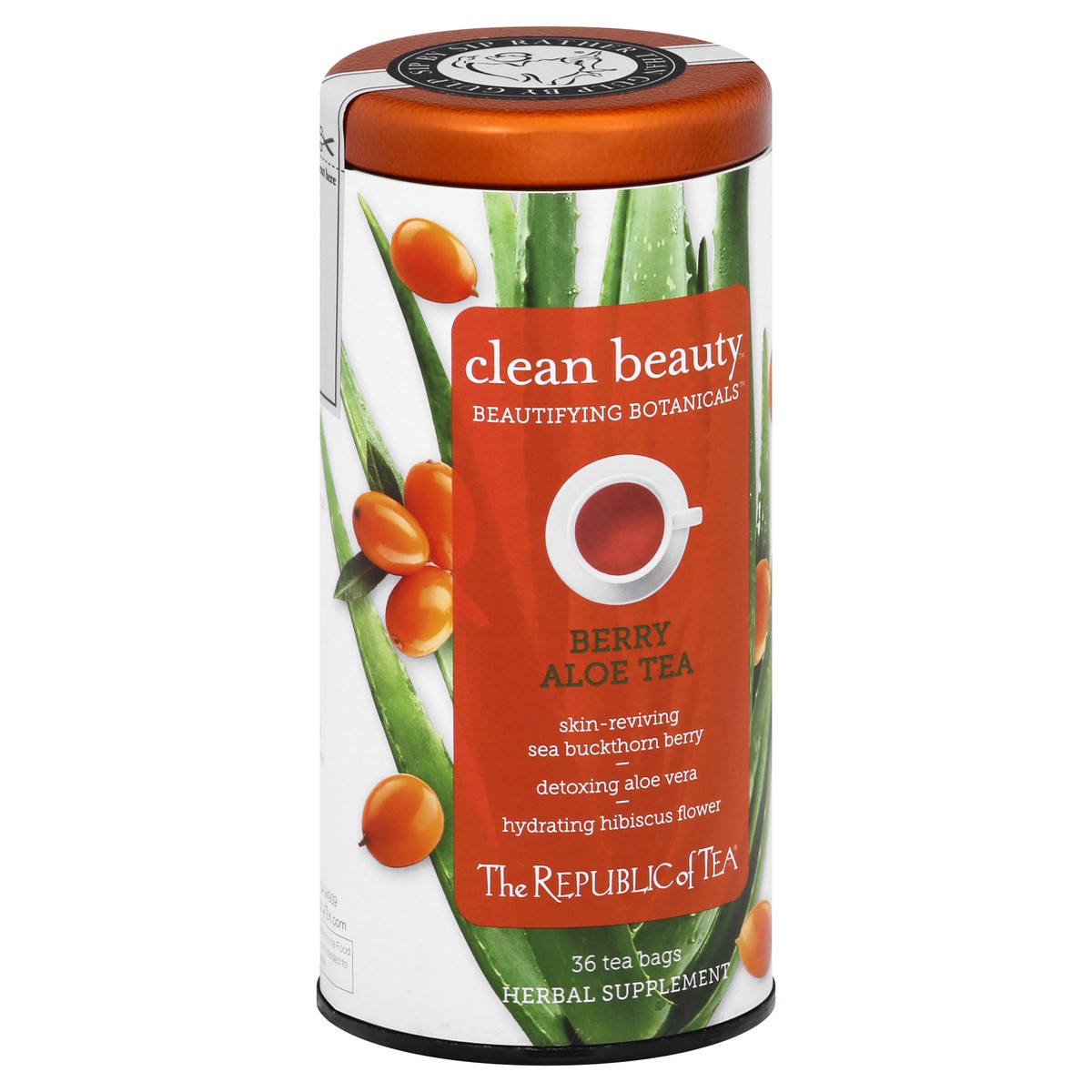 slide 7 of 9, The Republic of Tea Bags Berry Aloe Tea - 36 ct, 36 ct