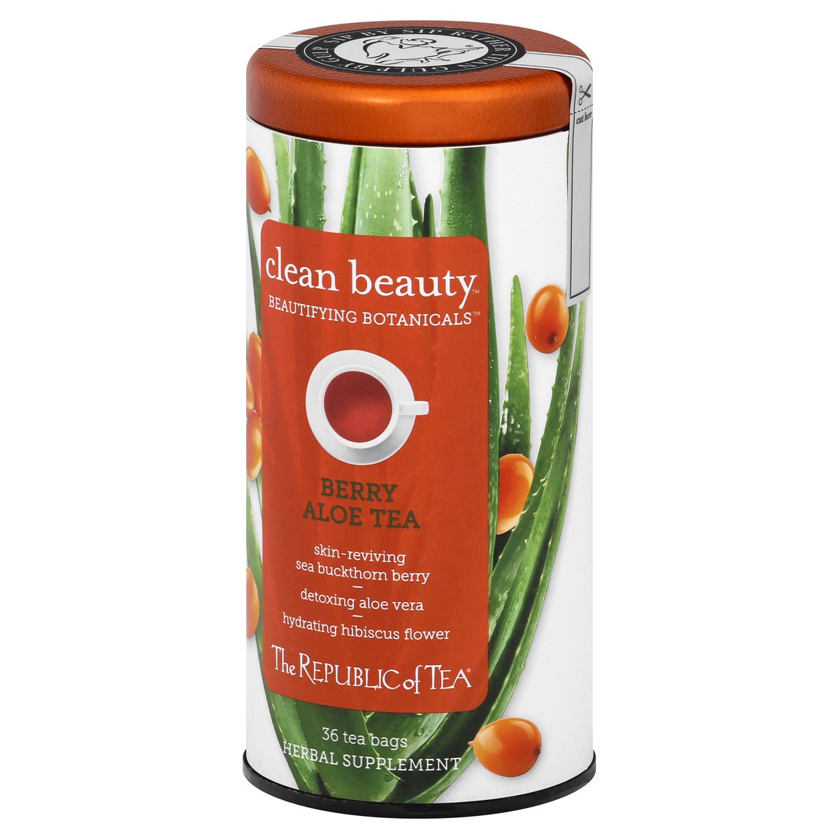 slide 8 of 9, The Republic of Tea Bags Berry Aloe Tea - 36 ct, 36 ct