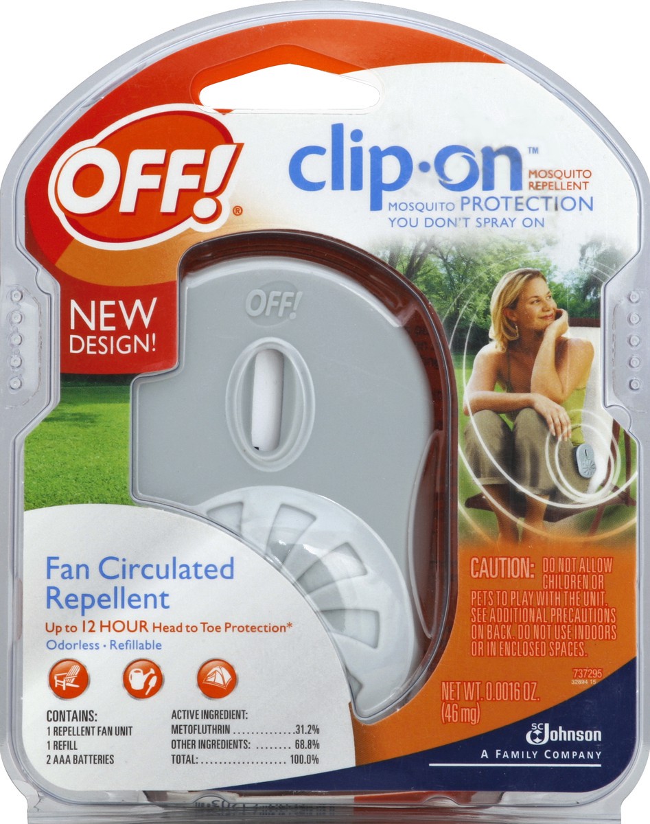 slide 2 of 2, OFF! Clip On Mosquito Repellent, 4 pc