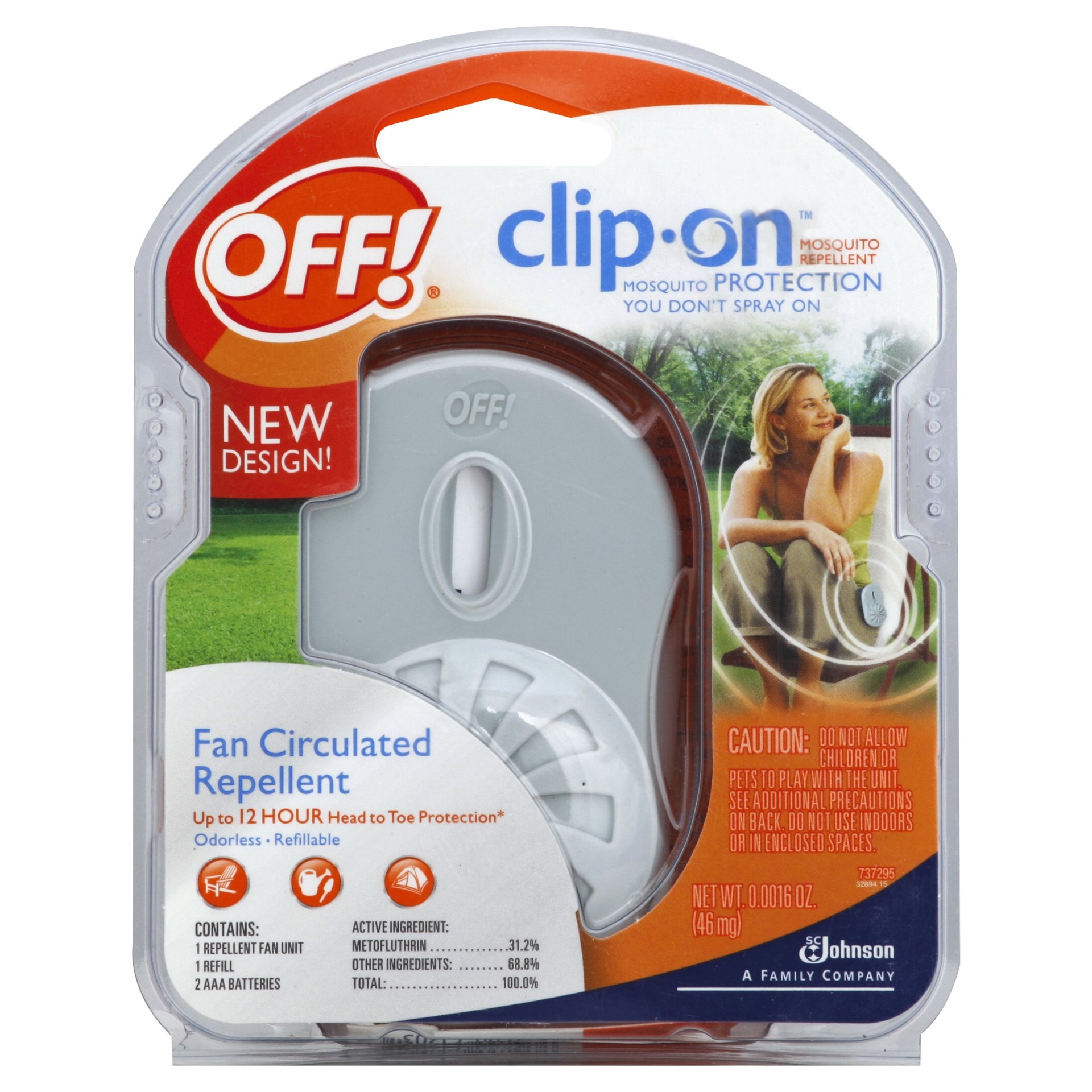 slide 1 of 2, OFF! Clip On Mosquito Repellent, 4 pc