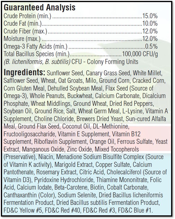 slide 8 of 10, Kaytee Pet Specialty Kaytee Forti-Diet Pro Health Conure and Lovebird Food 4lb, 1 ct