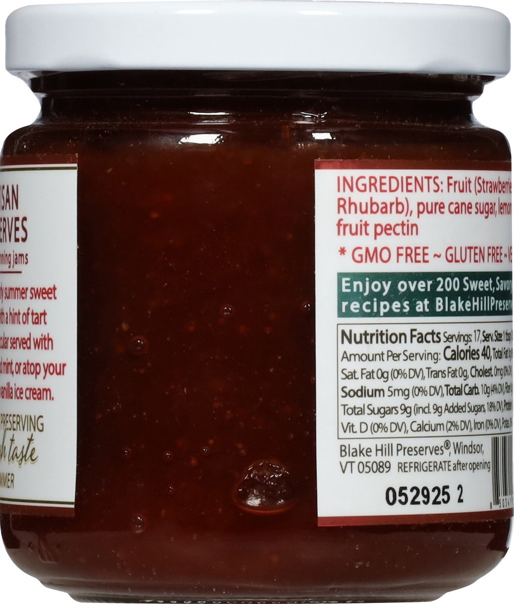 slide 10 of 13, Blake Hill Preserves Strawberry Rhubarb Spread 10.8 oz, 10.8 oz