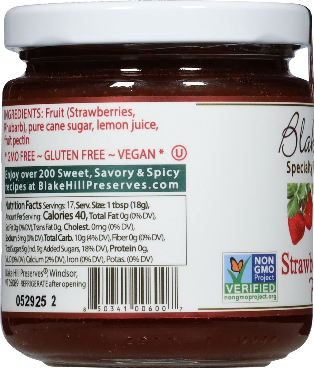 slide 2 of 13, Blake Hill Preserves Strawberry Rhubarb Spread 10.8 oz, 10.8 oz